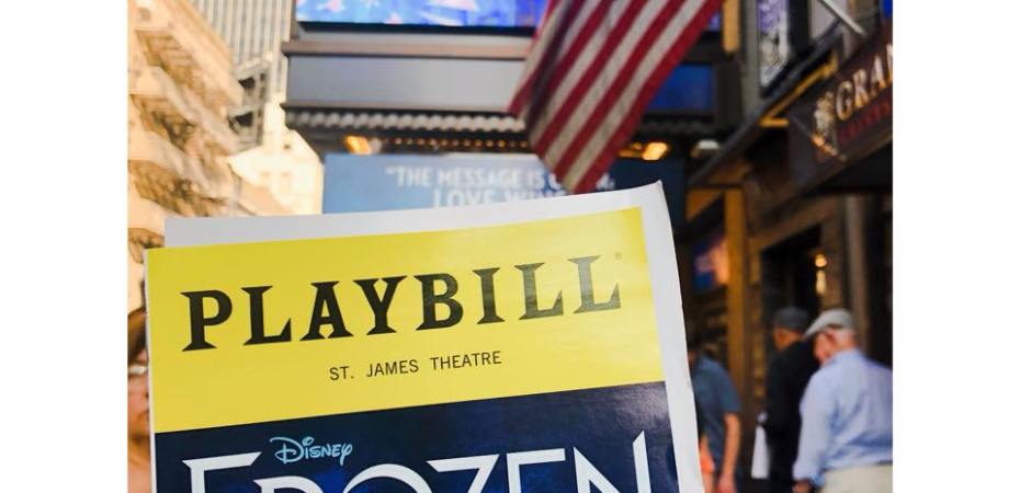 Frozen Broadway New York City